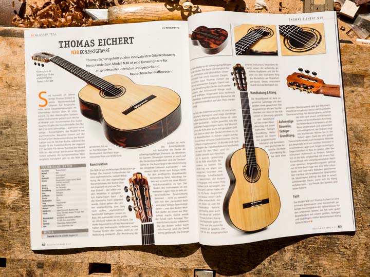 Test in der Fachzeitschrift AKUSTIK GITARRE